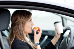 Eating and Drinking While Driving, Distracted Driving in MAryland, Huff Insurance Pasadena, MD
