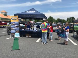 Huff Insurance Tent and Putting Green at the PBA Shop Local Festival 2019