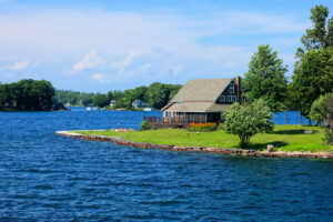Cabin by a lake for use in Seasonal Rental Insurance Blog