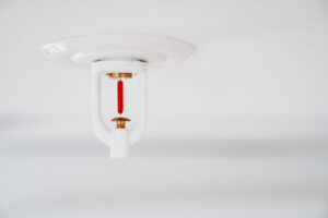 Photo of a ceiling fire sprinkler to use in the Sprinkler Damage blog by Huff Insurance in Pasadena, MD